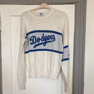 MLB White and Blue Sweater